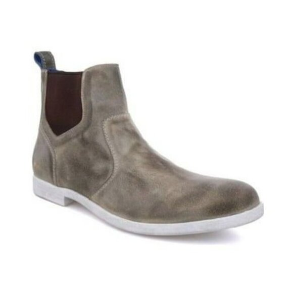 Bed Stu Men's 9.5 Vasari Chelsea Boots - Taupe Suede Rustic - Picture 1 of 5